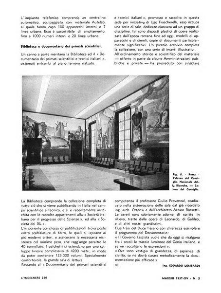 L'ingegnere rivista tecnica del Sindacato nazionale fascista ingegneri