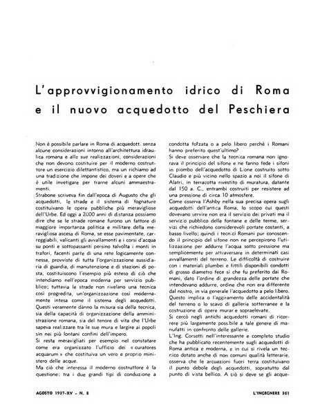 L'ingegnere rivista tecnica del Sindacato nazionale fascista ingegneri