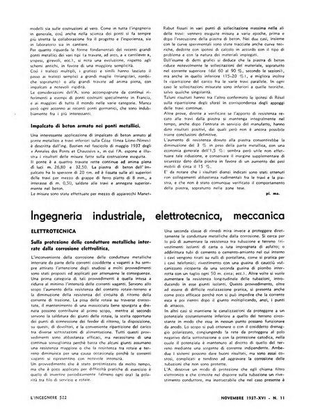 L'ingegnere rivista tecnica del Sindacato nazionale fascista ingegneri