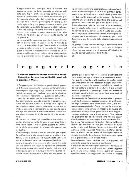 L'ingegnere rivista tecnica del Sindacato nazionale fascista ingegneri