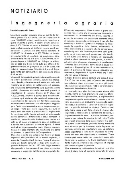 L'ingegnere rivista tecnica del Sindacato nazionale fascista ingegneri