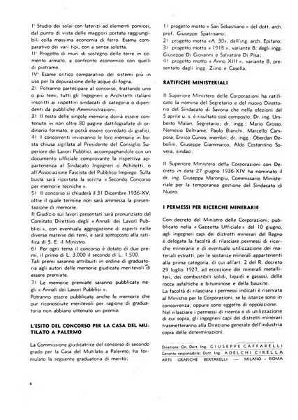 L'ingegnere rivista tecnica del Sindacato nazionale fascista ingegneri