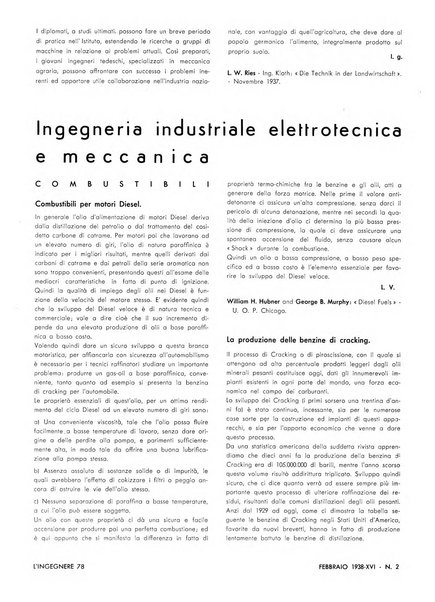 L'ingegnere rivista tecnica del Sindacato nazionale fascista ingegneri