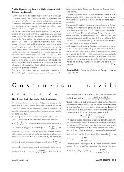 L'ingegnere rivista tecnica del Sindacato nazionale fascista ingegneri