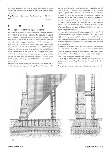 L'ingegnere rivista tecnica del Sindacato nazionale fascista ingegneri