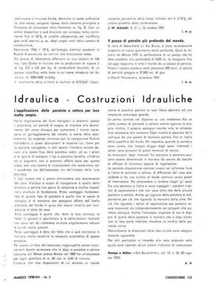 L'ingegnere rivista tecnica del Sindacato nazionale fascista ingegneri