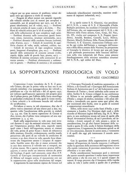 L'ingegnere rivista tecnica del Sindacato nazionale fascista ingegneri