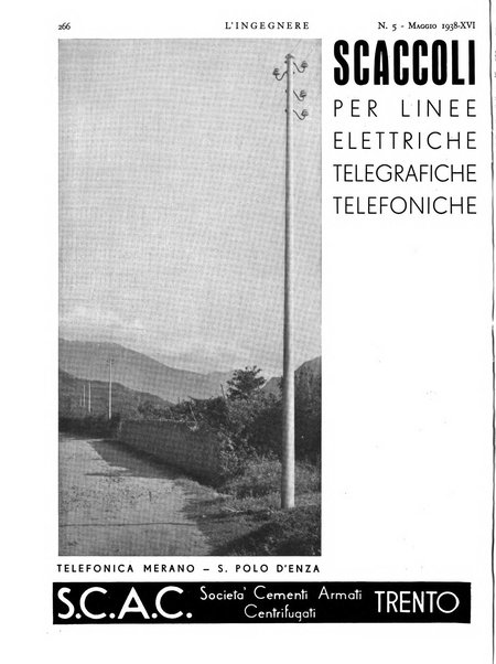 L'ingegnere rivista tecnica del Sindacato nazionale fascista ingegneri