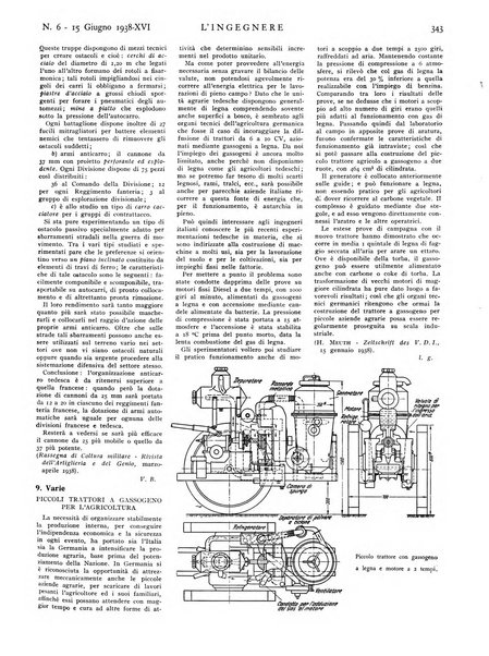 L'ingegnere rivista tecnica del Sindacato nazionale fascista ingegneri