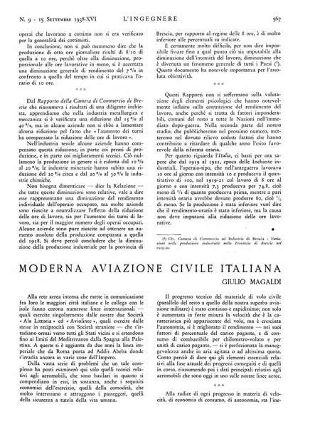 L'ingegnere rivista tecnica del Sindacato nazionale fascista ingegneri