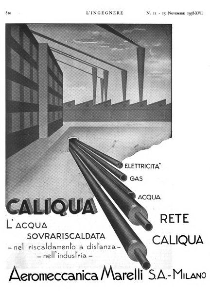 L'ingegnere rivista tecnica del Sindacato nazionale fascista ingegneri