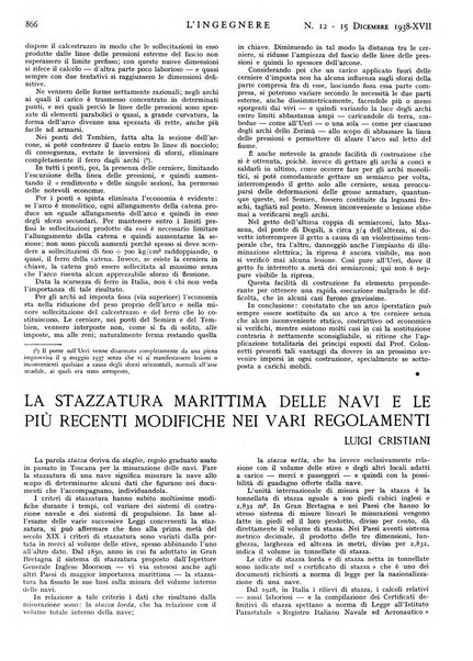 L'ingegnere rivista tecnica del Sindacato nazionale fascista ingegneri