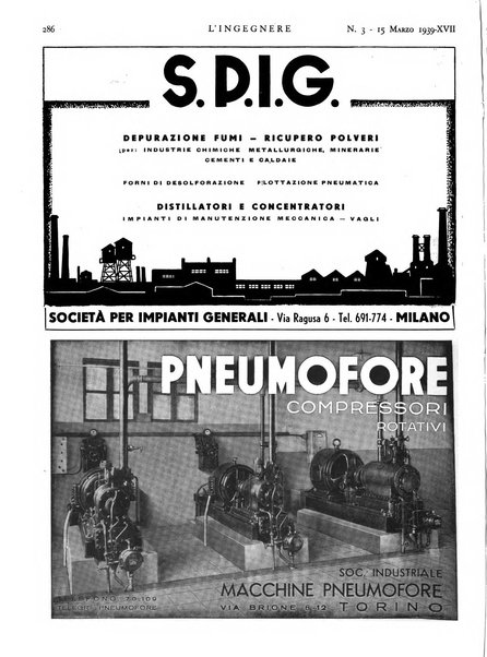 L'ingegnere rivista tecnica del Sindacato nazionale fascista ingegneri