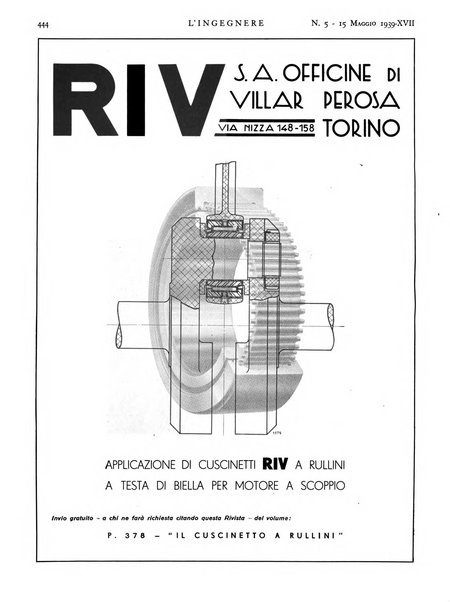 L'ingegnere rivista tecnica del Sindacato nazionale fascista ingegneri