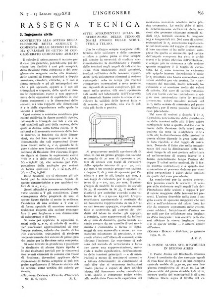 L'ingegnere rivista tecnica del Sindacato nazionale fascista ingegneri