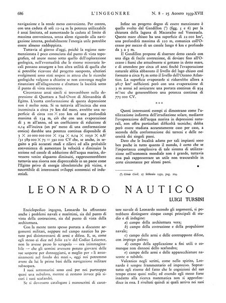 L'ingegnere rivista tecnica del Sindacato nazionale fascista ingegneri