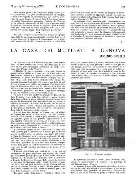 L'ingegnere rivista tecnica del Sindacato nazionale fascista ingegneri