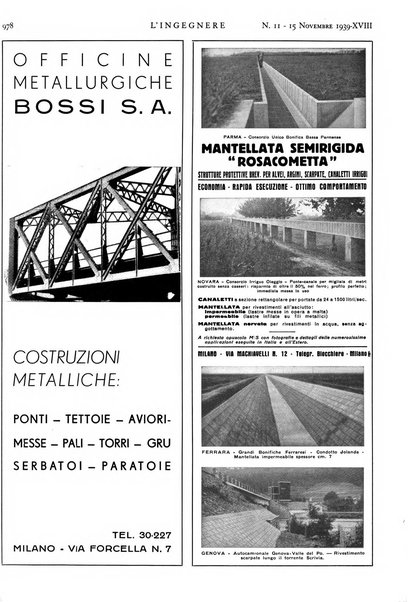 L'ingegnere rivista tecnica del Sindacato nazionale fascista ingegneri