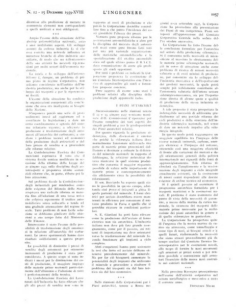 L'ingegnere rivista tecnica del Sindacato nazionale fascista ingegneri