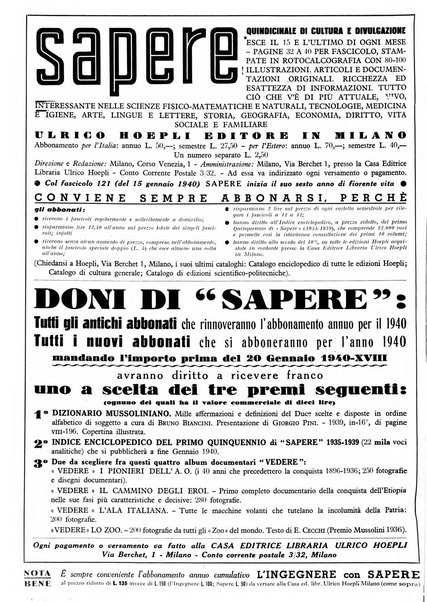 L'ingegnere rivista tecnica del Sindacato nazionale fascista ingegneri