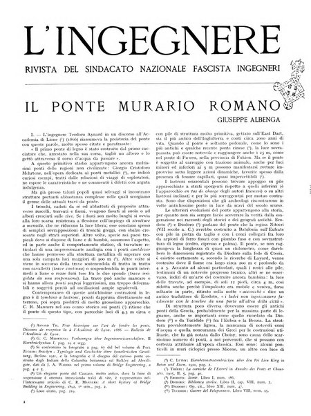 L'ingegnere rivista tecnica del Sindacato nazionale fascista ingegneri