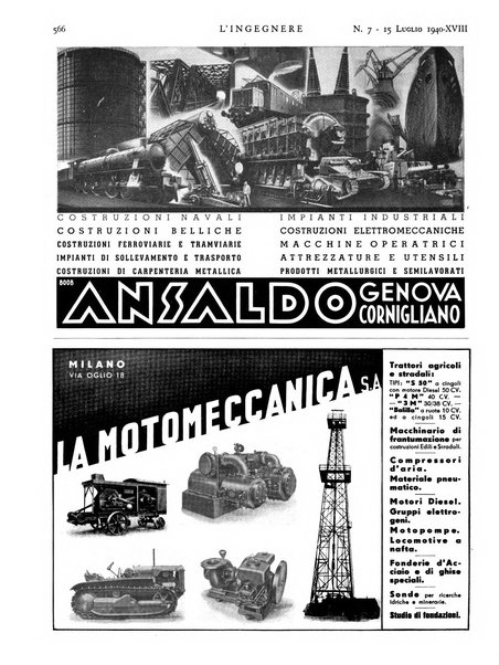 L'ingegnere rivista tecnica del Sindacato nazionale fascista ingegneri