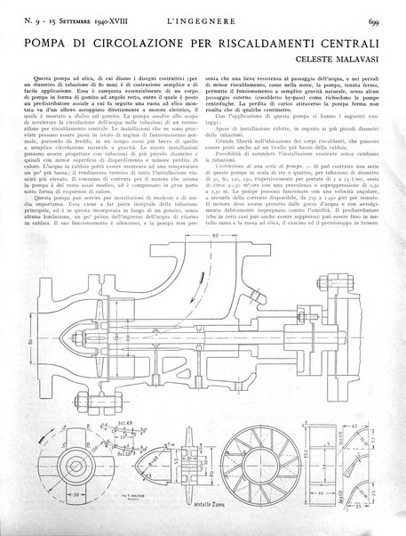 L'ingegnere rivista tecnica del Sindacato nazionale fascista ingegneri