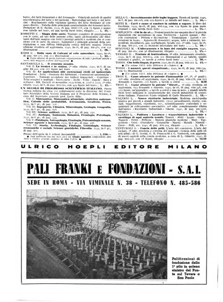 L'ingegnere rivista tecnica del Sindacato nazionale fascista ingegneri