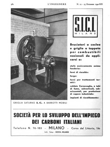 L'ingegnere rivista tecnica del Sindacato nazionale fascista ingegneri