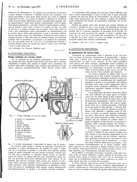 L'ingegnere rivista tecnica del Sindacato nazionale fascista ingegneri