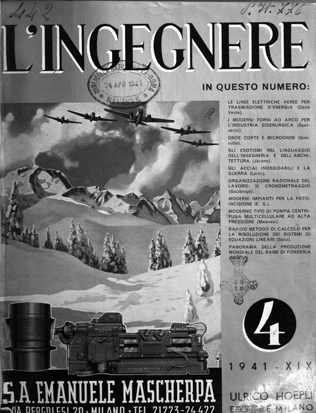 L'ingegnere rivista tecnica del Sindacato nazionale fascista ingegneri