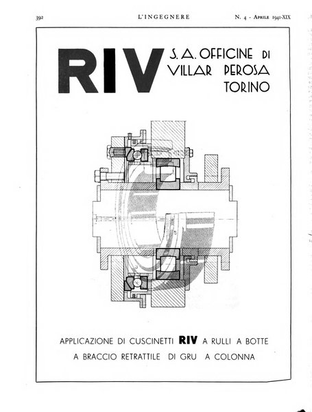 L'ingegnere rivista tecnica del Sindacato nazionale fascista ingegneri