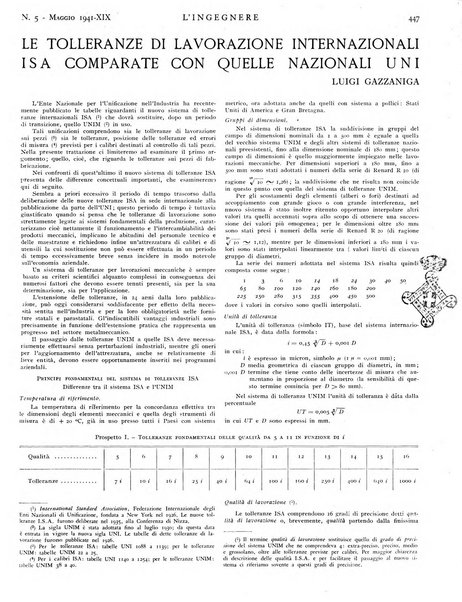 L'ingegnere rivista tecnica del Sindacato nazionale fascista ingegneri