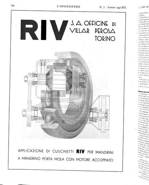 L'ingegnere rivista tecnica del Sindacato nazionale fascista ingegneri