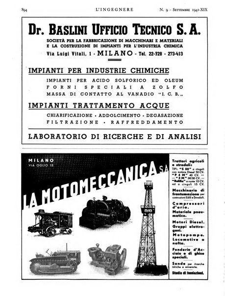 L'ingegnere rivista tecnica del Sindacato nazionale fascista ingegneri