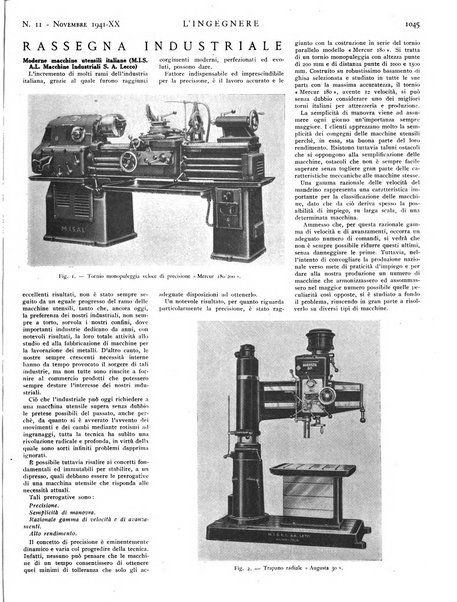 L'ingegnere rivista tecnica del Sindacato nazionale fascista ingegneri