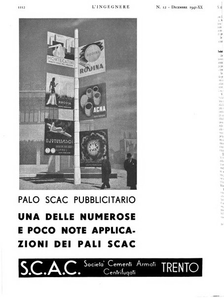 L'ingegnere rivista tecnica del Sindacato nazionale fascista ingegneri