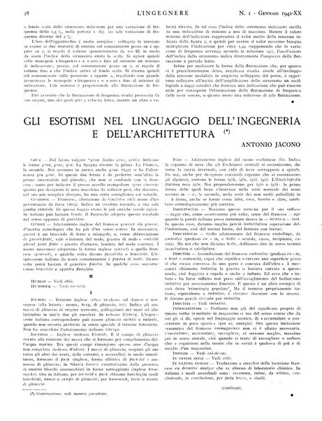 L'ingegnere rivista tecnica del Sindacato nazionale fascista ingegneri