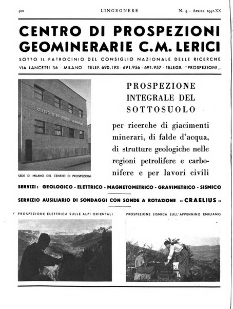 L'ingegnere rivista tecnica del Sindacato nazionale fascista ingegneri