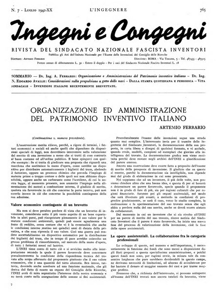 L'ingegnere rivista tecnica del Sindacato nazionale fascista ingegneri