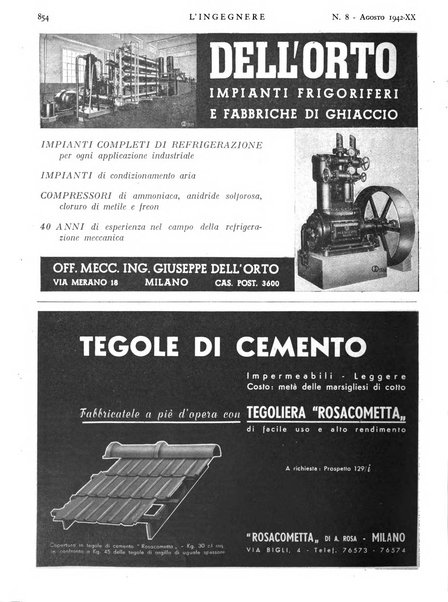 L'ingegnere rivista tecnica del Sindacato nazionale fascista ingegneri