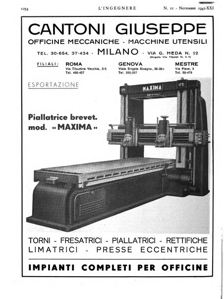 L'ingegnere rivista tecnica del Sindacato nazionale fascista ingegneri