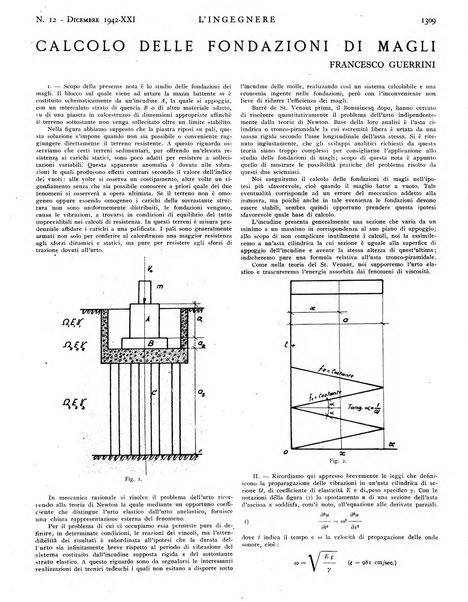 L'ingegnere rivista tecnica del Sindacato nazionale fascista ingegneri