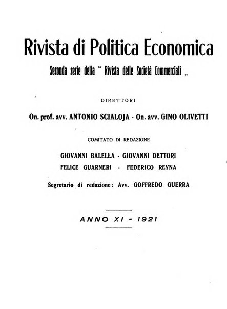 Rivista di politica economica