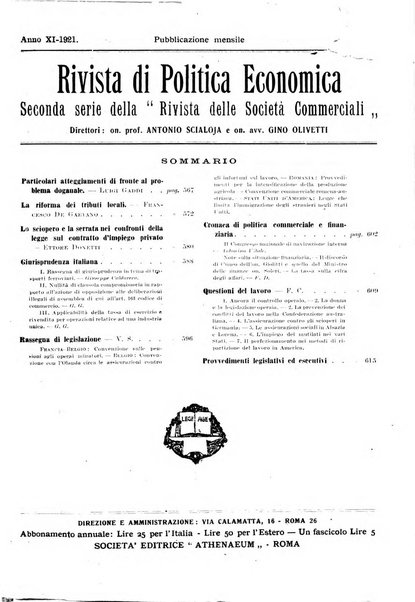 Rivista di politica economica