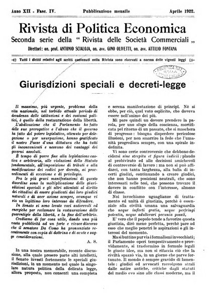 Rivista di politica economica