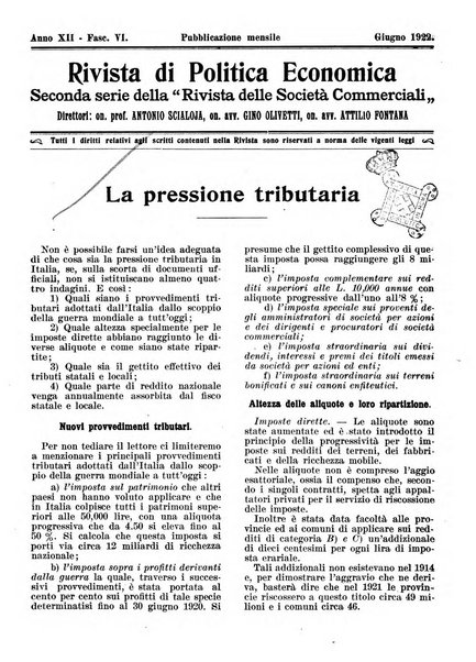 Rivista di politica economica