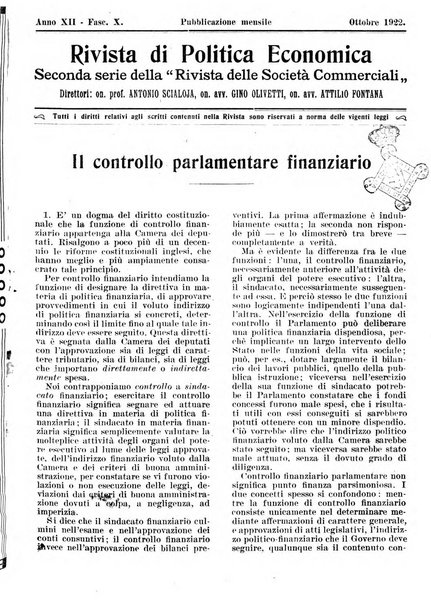 Rivista di politica economica