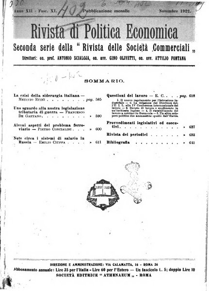 Rivista di politica economica