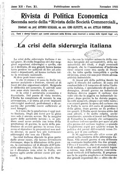 Rivista di politica economica